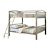 Pimmel Contemporary Metal Full Over Full Bunk Bed