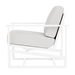 Summit Spring Rocker Chair - Aluminum Frame - 28.5" W x 31" D x 36.5" H - LLF10122009