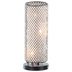 Aetheris 16"H Table Lamp - Antique Bronze Finish Metal - Mesh and Crystal Shade