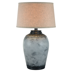 Aetheria 29"H Table Lamp - Gray White Wash Hydrocal 