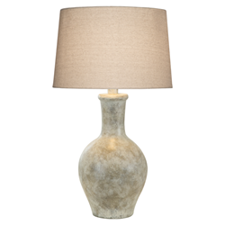 Astara 29"H Table Lamp - Alabaster Hydrocal - Fabric Shade 