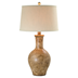 Astara 29"H Table Lamp - Sand Transparent Fabric Shade - Brown Hydrocal Base