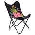 Mare Accent Chair - Multicolor Fabric - Black Powder Coated Iron Legs