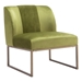 Sante Fe Accent Chair - Olive Green Velvet - Brass Finish Legs - ZUO5772