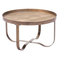 Vannes Coffee Table - Brass 