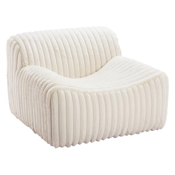 Osterbro Accent Chair - Cream - Brown Legs 