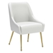 Maxine Dining Chair - White and Gold - ZUO6597