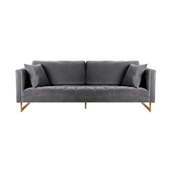 Free Shipping: Armen Living Elegance Contemporary Sofa in Grey