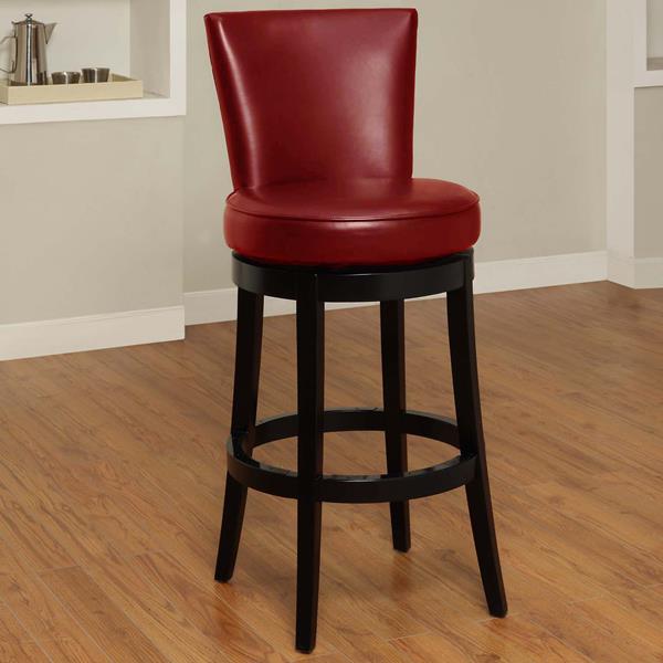 Red swivel best sale bar stool