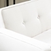 Floremia Loveseat Sofa Bed with Armrests - Beige Velvet Upholstery - Solid Wood Feet - CAB1013