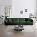 Eugene 146" Free Combination Modular Sofa - Green Chenille Fabric Upholstery - Solid Wood Frame - CAB1014