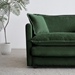 Eugene 146" Free Combination Modular Sofa - Green Chenille Fabric Upholstery - Solid Wood Frame - CAB1014