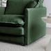 Eugene 146" Free Combination Modular Sofa - Green Chenille Fabric Upholstery - Solid Wood Frame - CAB1014