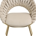 Briarcrest Accent Chair - Beige Velvet Upholstery - Gold Metal Legs - Set of 2 - CAB1050