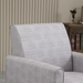 Aurora Cove Single Sofa Chair - 32" - Light Grey Fabric Upholstery - Solid Wood Frame and Legs - CAB1081