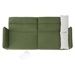 Dewdrop 80" Convertible Futon Sofa Bed - Green Corduroy Fabric - Solid Wood Frame and Legs - CAB1086