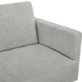 Xavi 76" Multi-Functional Futon Sofa Bed - Grey Snowflake Velvet Fabric Upholstery - Tapered Wood Legs - CAB1106