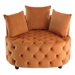 Vivacious Accent Chair - 40" - Orange Velvet - CAB1223