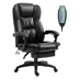 Veloce High Back Massage Office Chair - 6-Point Vibration - 5 Modes - Executive Chair - Black