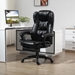 Veloce High Back Massage Office Chair - 6-Point Vibration - 5 Modes - Executive Chair - Black - CAB1236