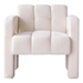 Bloomfield Accent Chair - Wide Boucle Upholstered - Beige - CAB1306