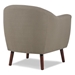 Kaidair Accent Chair - Textured Beige - Espresso Finish Legs - CAB1412