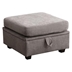 Sawyerly Modular Sectional Sofa Ottoman Module - Grey Fabric