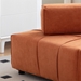 Kirkstall Modular Sectional Armless Chair with Removable Back Cushion - Caramel - CAB1423