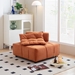 Kirkstall Modular Sectional Armless Chair with Removable Back Cushion - Caramel - CAB1423