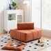 Kirkstall Modular Sectional Armless Chair with Removable Back Cushion - Caramel - CAB1423