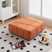 Kirkstall Modular Sectional Armless Chair with Removable Back Cushion - Caramel - CAB1423