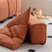 Kirkstall Modular Sectional Armless Chair with Removable Back Cushion - Caramel - CAB1423