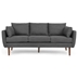 Uptonhall 76" 3 Seater Sofa - Charcoal - Birchwood Legs