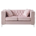 Coralia Loveseat - Pink Velvet