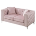 Coralia Loveseat - Pink Velvet - CAB1635