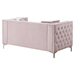 Coralia Loveseat - Pink Velvet - CAB1635