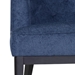 Pulse Accent Chair - Navy Blue Fabric - Rubberwood Frame - CAB1646