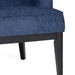 Pulse Accent Chair - Navy Blue Fabric - Rubberwood Frame - CAB1646