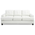 Yarmouth 79" Sofa - White Micro Suede Fabric - Kiln Dried Hardwood Frame