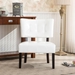 Bloomhaven Accent Chair - Ivory Blended Leather - Oversized Seating - CAB1739