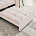 Maison Sofa Bed Chair - Creamy White Velvet - Eucalyptus Wood Frame - CAB1773