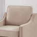 Willowbrook Modern Armchair - Taupe Velvet - Espresso Finish Wooden Legs - CAB1774