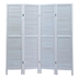 Belper Wood 4 Panel Screen Folding Louvered Room Divider