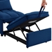 Eldra 68" 4-in-1 Multi-Function Single Sofa Bed with Storage Pockets - Navy Velvet Fabric - CAB1802