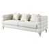 Ixalan 81" Sectional Sofa - 3 Seater Reversible - Ivory Fabric