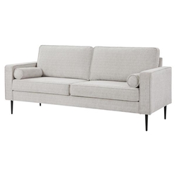 Tuscan Sun 78" Fabric Sofa - White Chenille 