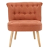 Crescendo Tuft Chair - Orange Fabric