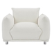 Penda Accent Chair - White Fabric - CAB1933