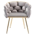 Briarlane Accent Chair - Gray Velvet