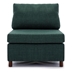 Davenport Middle Module Accent Armless Chair - Green